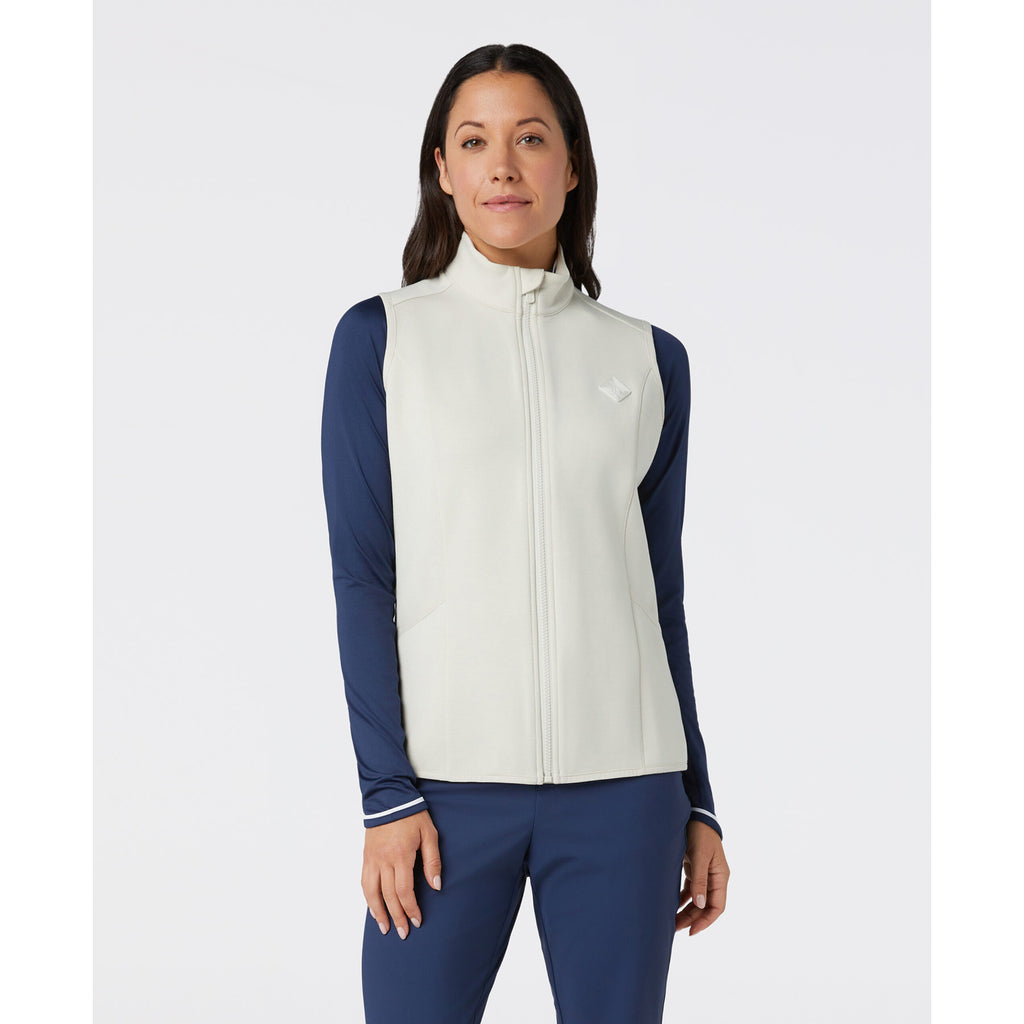 Midweight Golf Vest Birch Heather