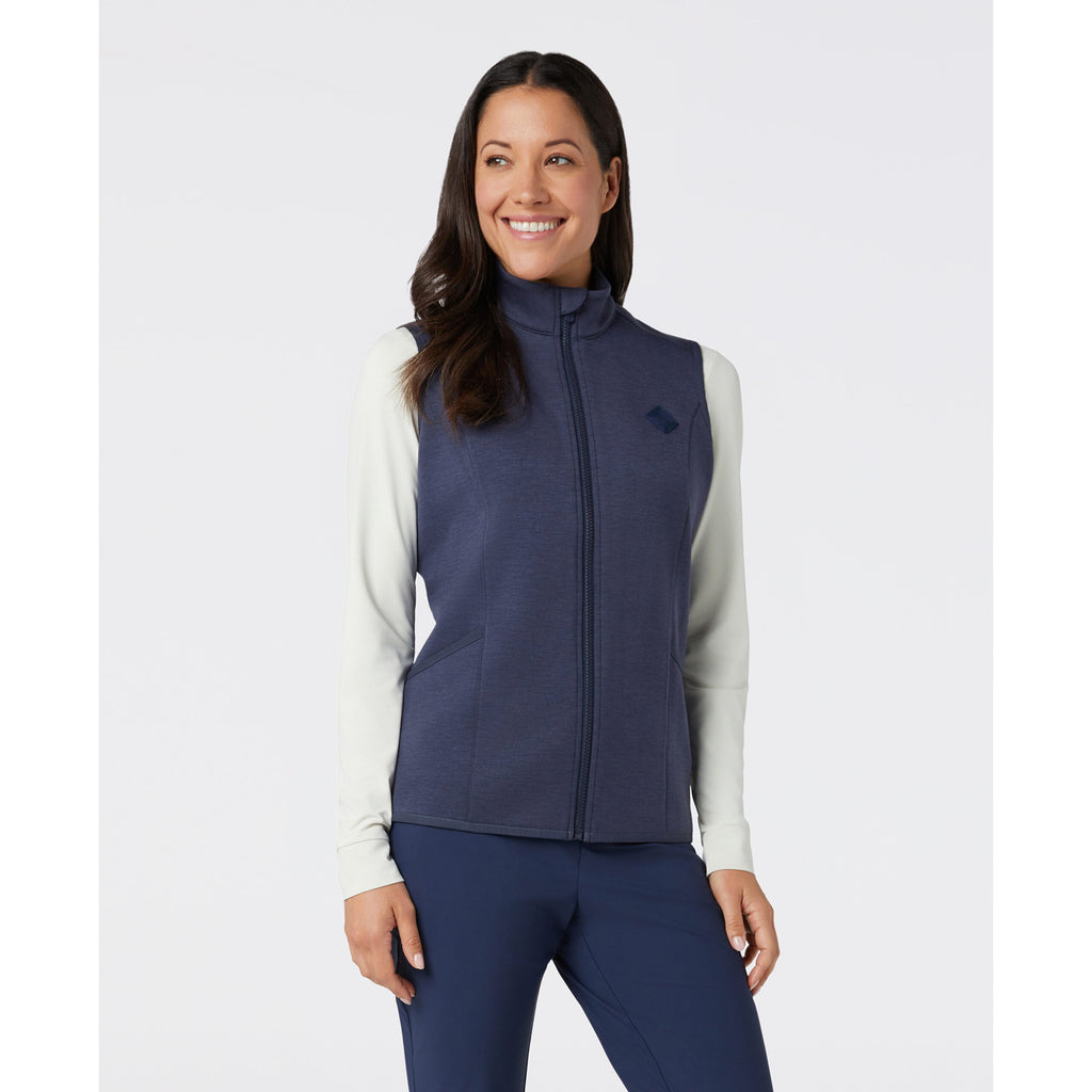 Midweight Golf Vest Iris Heather