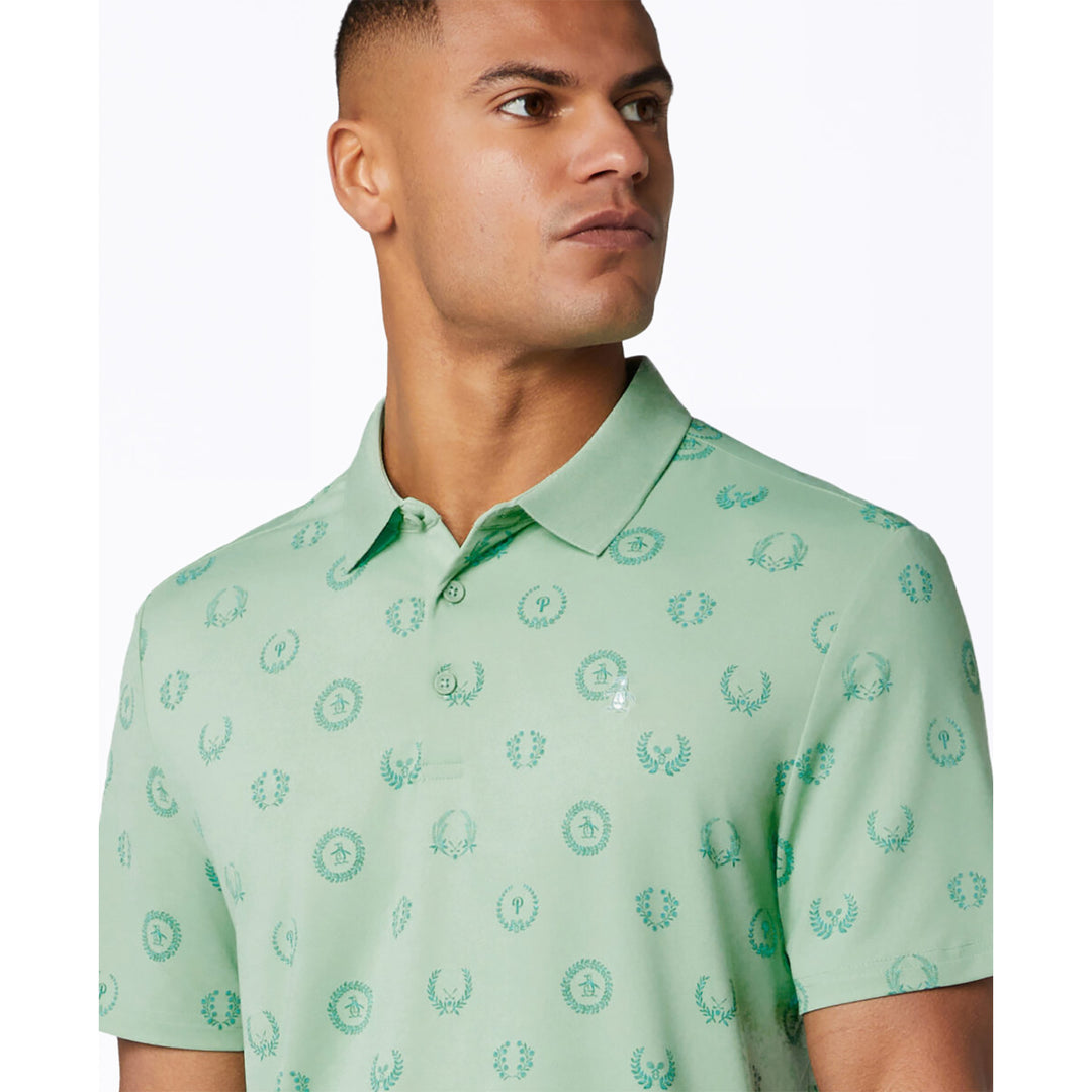 Victory Crest Golf Polo In Green | Original Penguin®