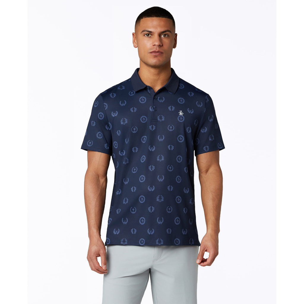 Victory Crest Golf Polo Iris