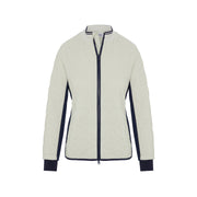 Women's Quilted Golf Puffer Jacket (Silver Birch)