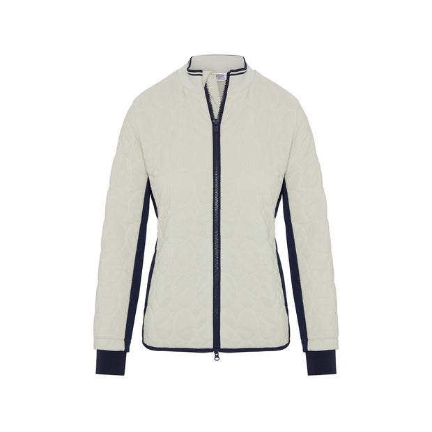 Women's Quilted Golf Puffer Jacket (Silver Birch)