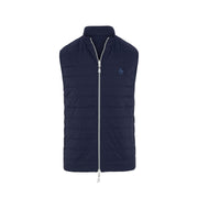 Reversible Insulated Golf Gilet (Black Iris) Flat