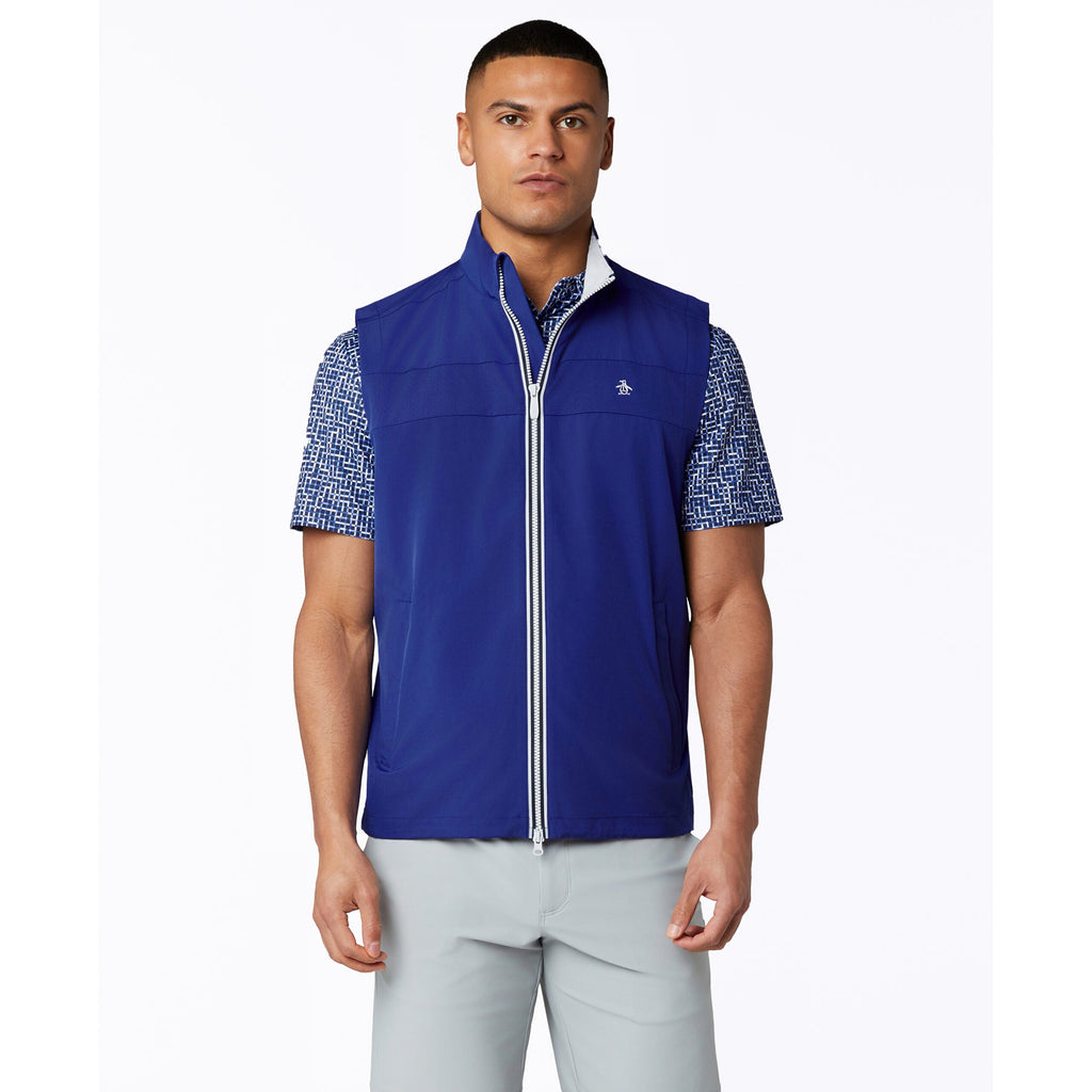 Heritage Lightweight Packable Golf Vest Surf Web