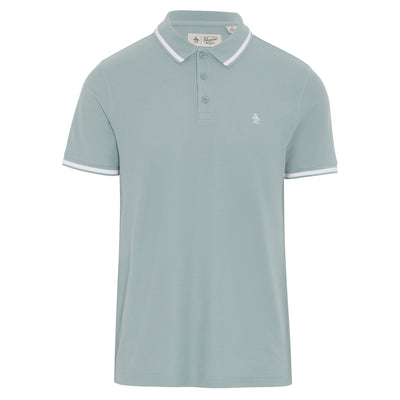 Short Sleeve Polo Shirt With Contrast Tipping In Arona