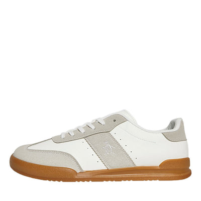 Giovanni Trainers In Heather Grey/White