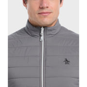 Reversible Insulated Golf Gilet (Quiet Shade) Detail