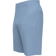 Flat Front Solid Golf Shorts In Powder Blue