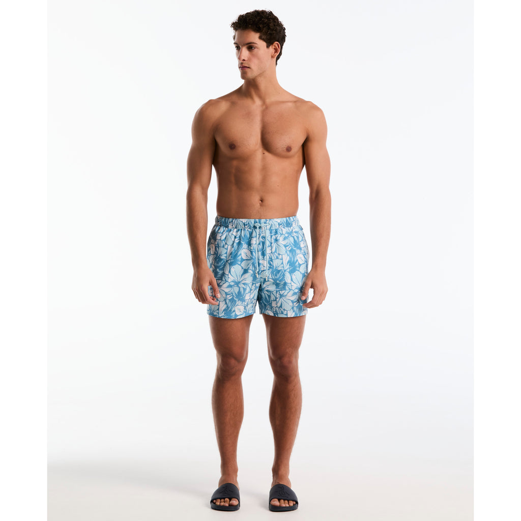 Hibiscus Print Swim Shorts Cool