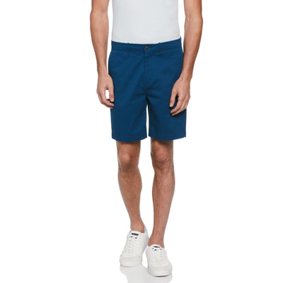 Basic Recycled Cotton Chino Shorts In Poseidon Blue