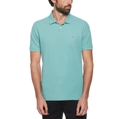 Sticker Pete Daddy Polo Shirt In Oil Blue