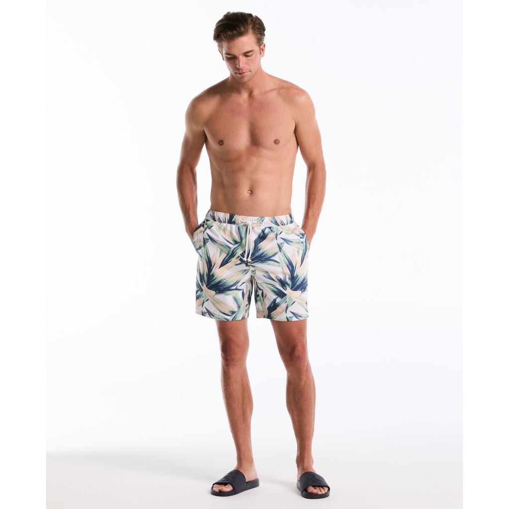 Succulent Print Swim Shorts Bright
