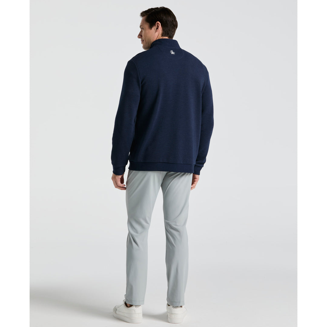 Ottoman Quarter Zip Golf Jacket In Black | Original Penguin®