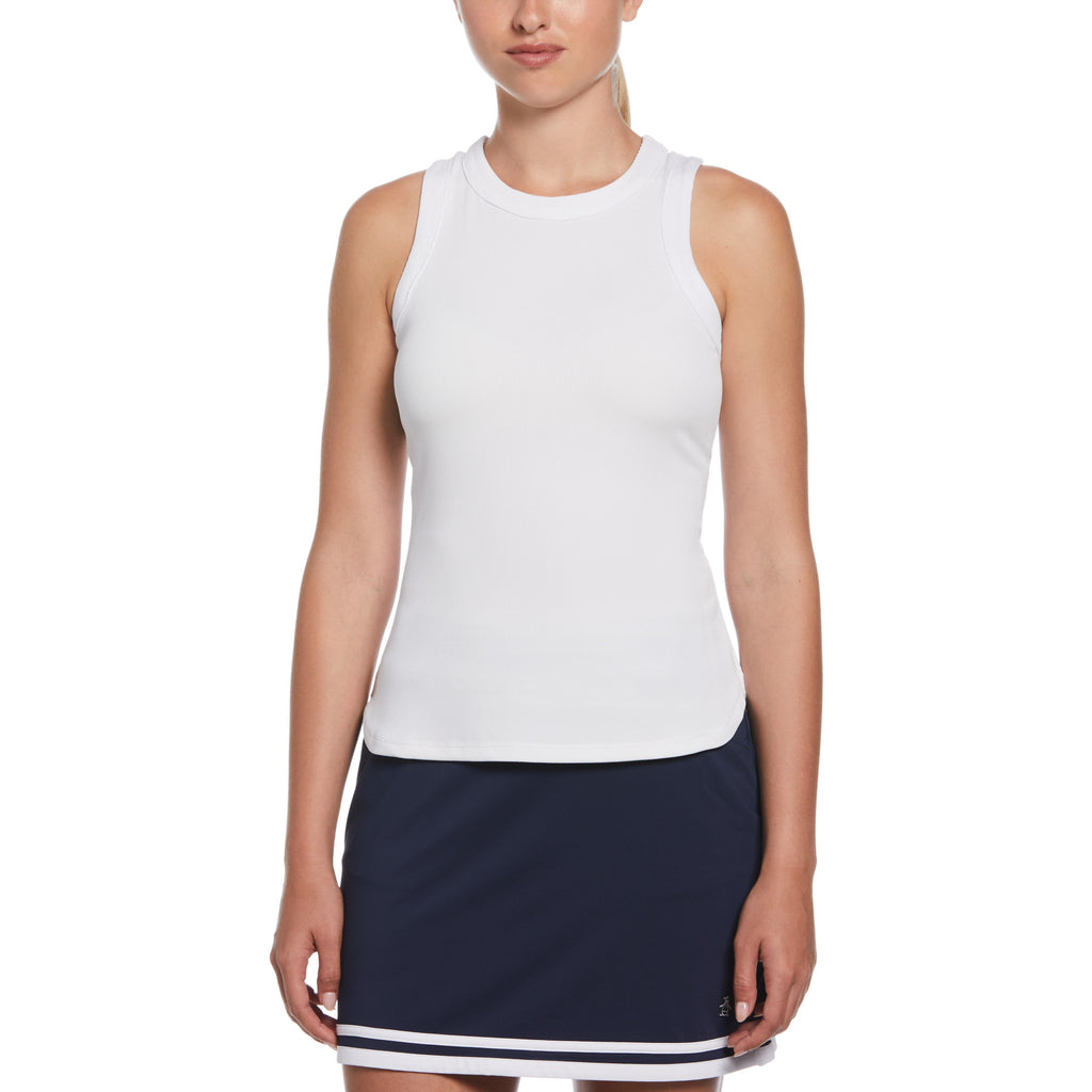 Ribbed Tennis Tank Top Bright