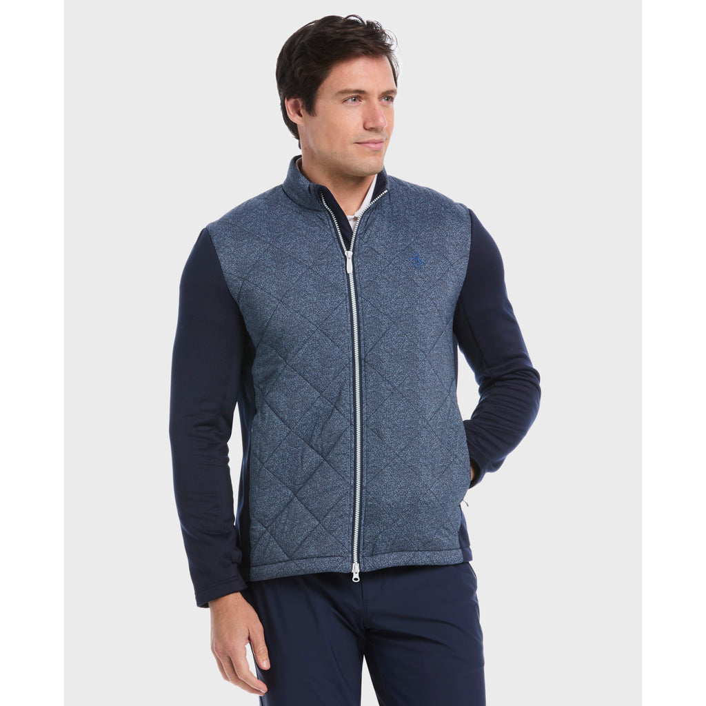 Insulated Printed Golf Jacket Iris