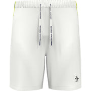 Performance Mixed Media Tennis Shorts In Bright White