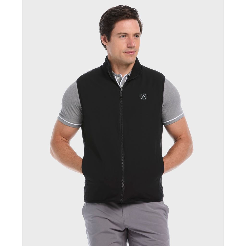 Media Reversible Fleece Golf Gilet Caviar