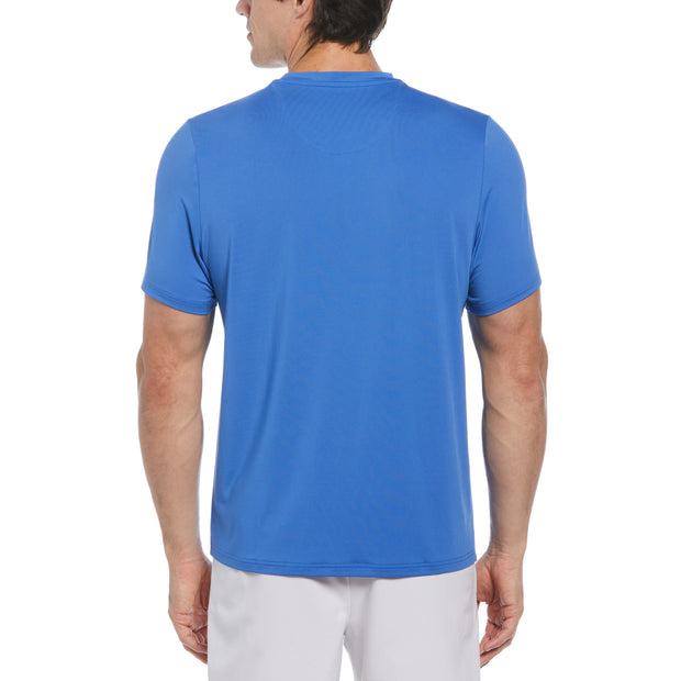 Outlined Pete Performance Short Sleeve Tennis T-Shirt In Nebulas
