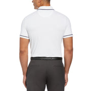 Technical Earl Short Sleeve Golf Polo Shirt In Bright White