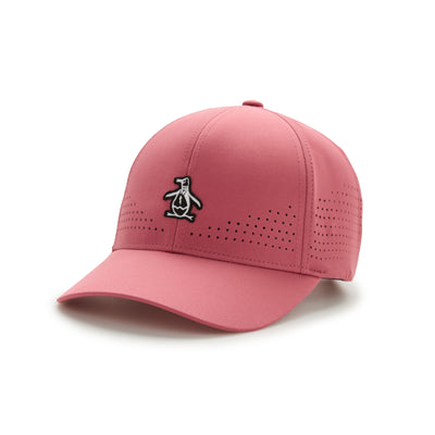 Country Club Perforated Golf Cap (Earth Red) Front