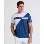 Colourblock Tennis T-Shirt (True Navy) Front