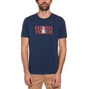 Jersey Graphic Leaf Logo T-Shirt In Dress Blues