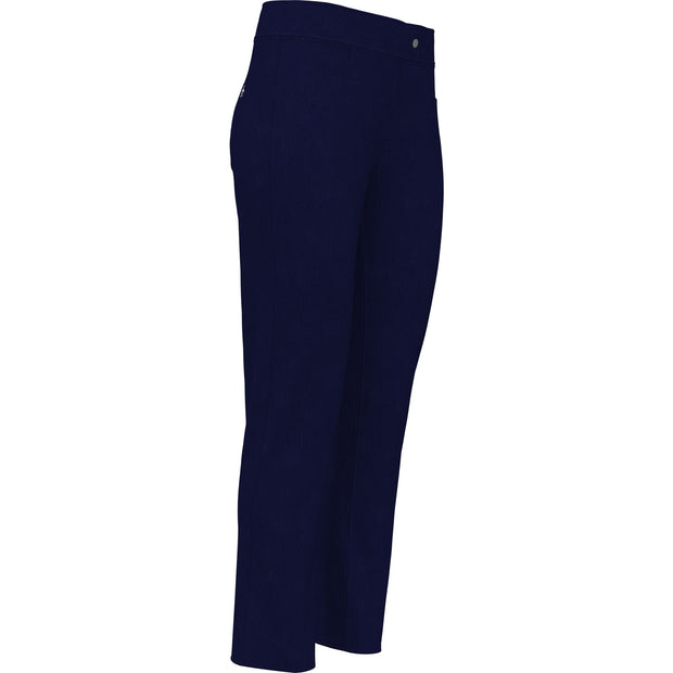 Womens Veronica 5-Pocket Full Length Golf Trousers In Black Iris