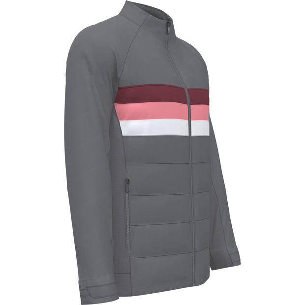 Full Zip 70s Insulated Golf Jacket In Quiet Shade