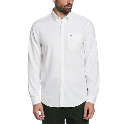 Ecovero Oxford Stretch Shirt In Bright White