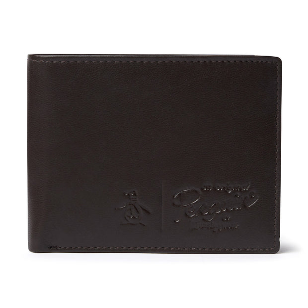 Bi Fold Fred Wallet In Leather Brown