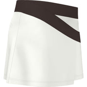 Womens Asymmetrical Pleated Tennis Skort In Bright White