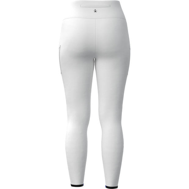Womens Tennis Leggings With Pockets In Bright White