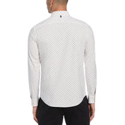 Printed Ecovero Stretch Shirt In Bright White