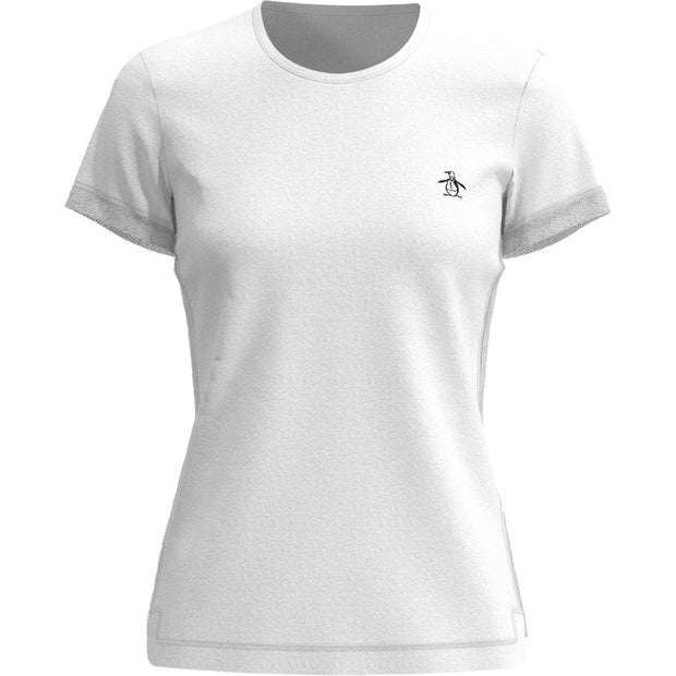 Womens Essential Performance Tennis T-Shirt In Bright White