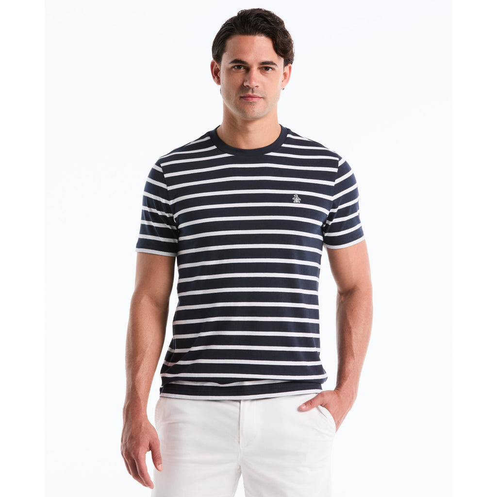 Breton Striped T Shirt Dark Sapphire