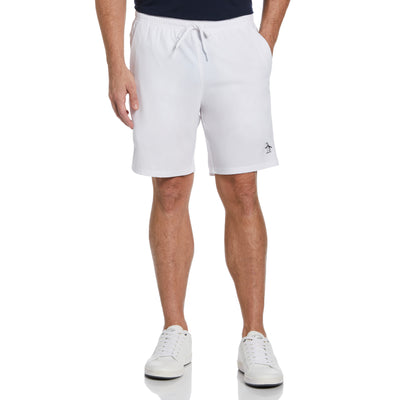 Solid Tennis Shorts In Bright White