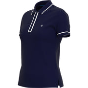 Womens Veronica Golf Polo Shirt In Black Iris