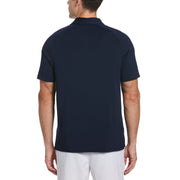 Legacy Gussett Tennis Polo Shirt In Black Iris