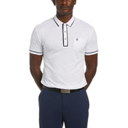 Eco Performance Earl Golf Polo Shirt In Bright White