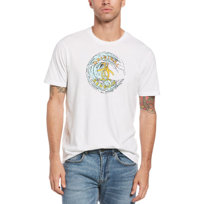 Surf Circle Logo T-Shirt In Bright White
