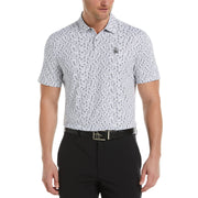 Have A Beer Novelty Print Golf Polo Shirt In Bright White
