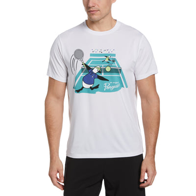 Original Performance Graphic Tennis T-Shirt In Bright White