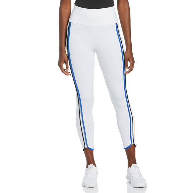 Womens Tennis Leggings With Pockets In Bright White